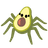 avocado-spider emoji