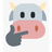 cow-think emoji