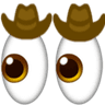 cowboy-eyes emoji