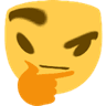 think emoji